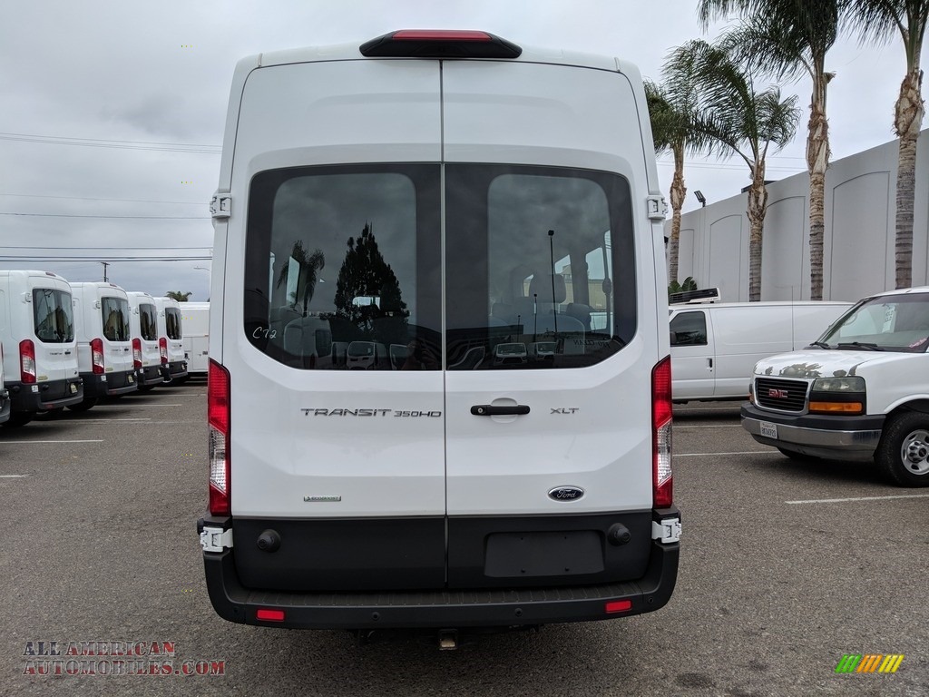2018 Transit Passenger Wagon XLT 350 HR Long - Oxford White / Charcoal Black photo #5