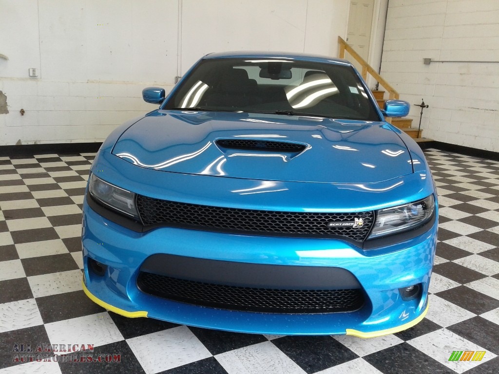 2018 Charger R/T Scat Pack - B5 Blue Pearl / Black photo #3