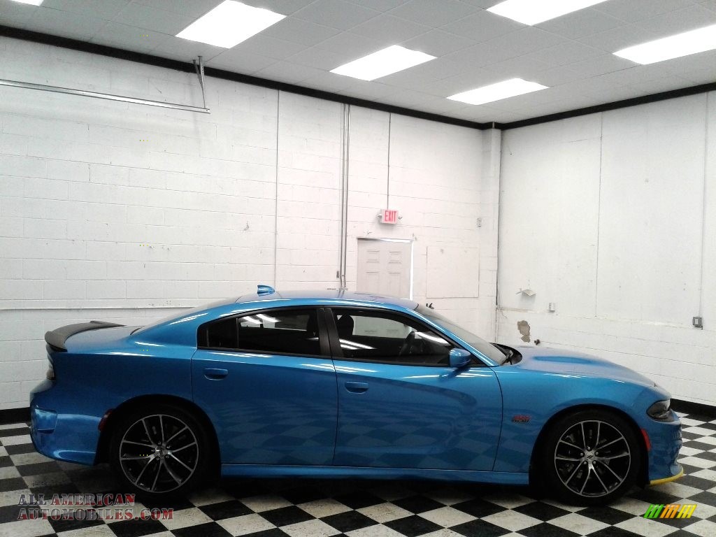 2018 Charger R/T Scat Pack - B5 Blue Pearl / Black photo #5