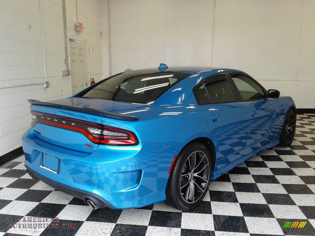 2018 Charger R/T Scat Pack - B5 Blue Pearl / Black photo #6