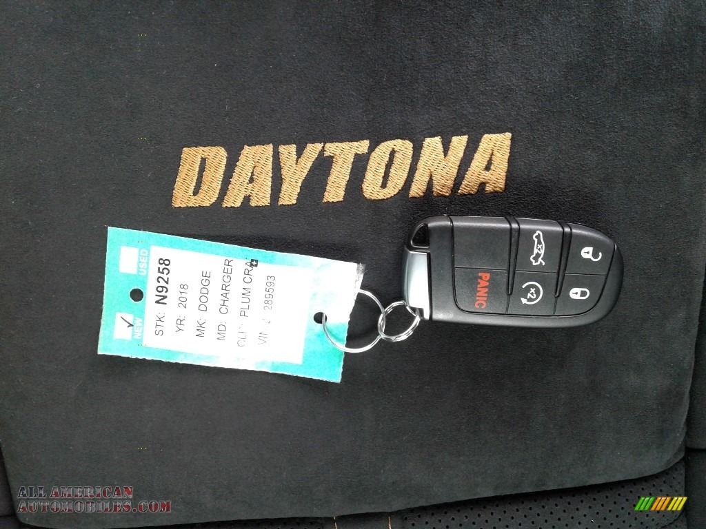 2018 Charger Daytona 392 - Plum Crazy Pearl / Black photo #33