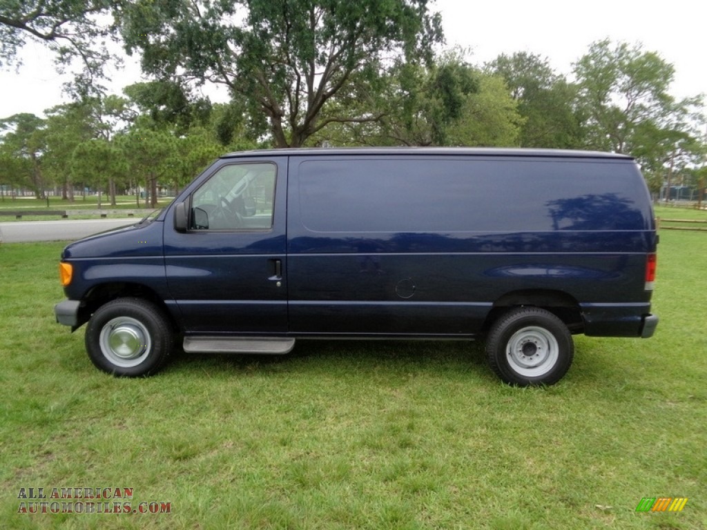 2006 E Series Van E250 Commercial - True Blue Metallic / Medium Flint Grey photo #3