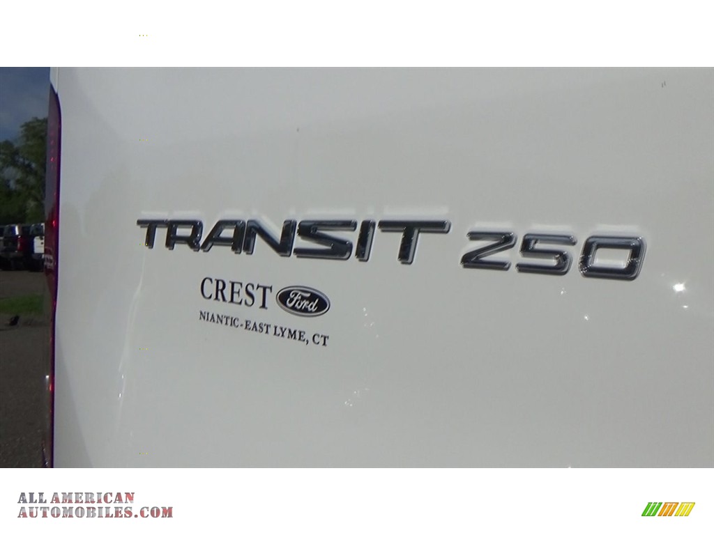 2018 Transit Van 250 LR Regular - Oxford White / Pewter photo #9
