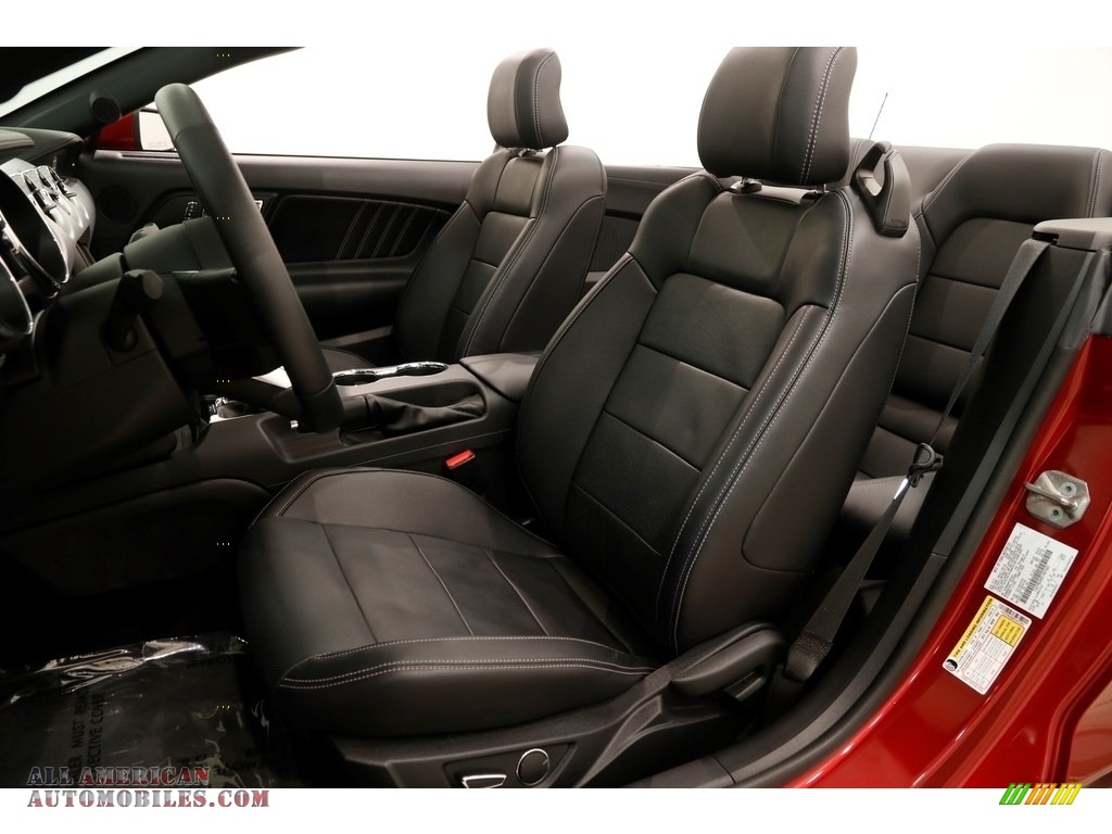 2015 Mustang EcoBoost Premium Convertible - Ruby Red Metallic / Ebony photo #7