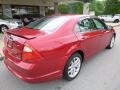 Ford Fusion SEL V6 Red Candy Metallic photo #2