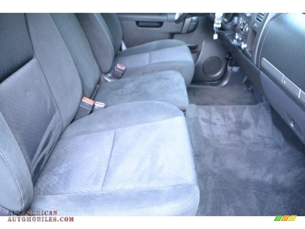 2012 Sierra 1500 SLE Extended Cab 4x4 - Stealth Gray Metallic / Ebony photo #17