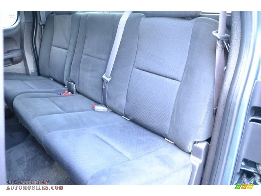 2012 Sierra 1500 SLE Extended Cab 4x4 - Stealth Gray Metallic / Ebony photo #22