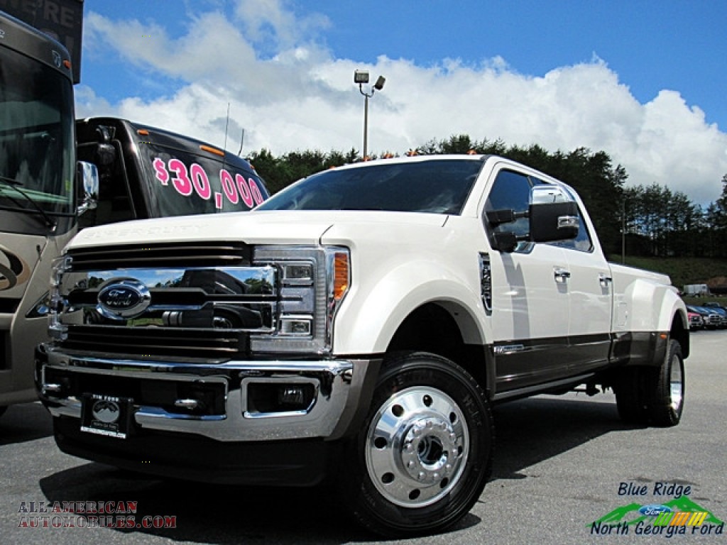 White Platinum / King Ranch Java Ford F450 Super Duty King Ranch Crew Cab 4x4