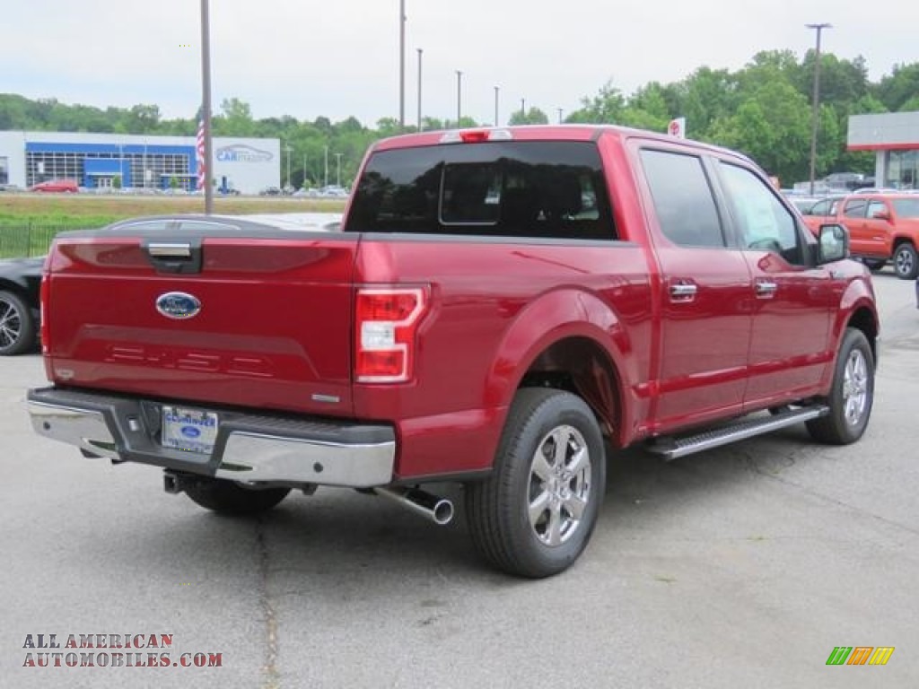 2018 F150 XLT SuperCrew - Ruby Red / Earth Gray photo #21