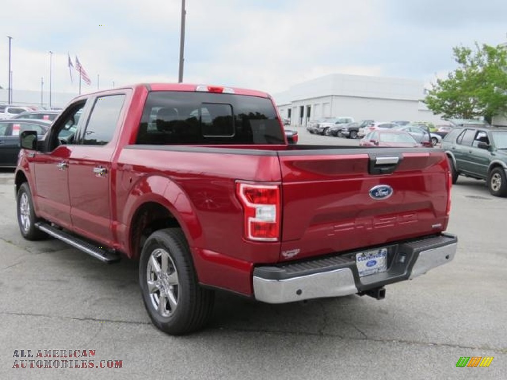 2018 F150 XLT SuperCrew - Ruby Red / Earth Gray photo #23