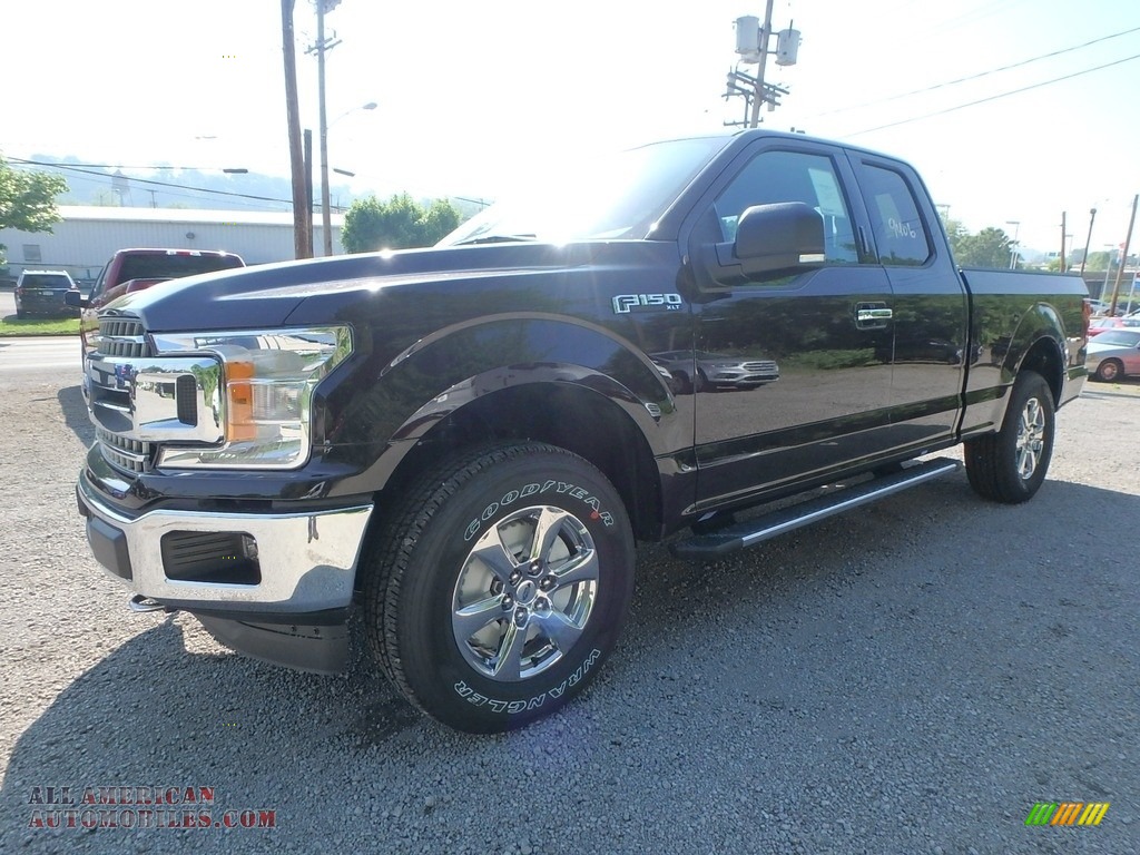 2018 F150 XLT SuperCab 4x4 - Magma Red / Earth Gray photo #7