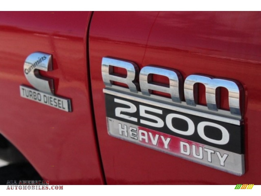 2007 Ram 2500 SLT Quad Cab 4x4 - Flame Red / Khaki photo #7