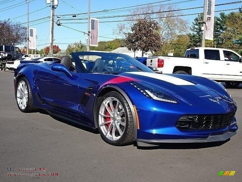 2017 Corvette Grand Sport Convertible - Admiral Blue / Jet Black photo #1