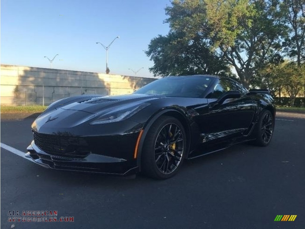 2016 Corvette Z06 Coupe - Black / Jet Black photo #14