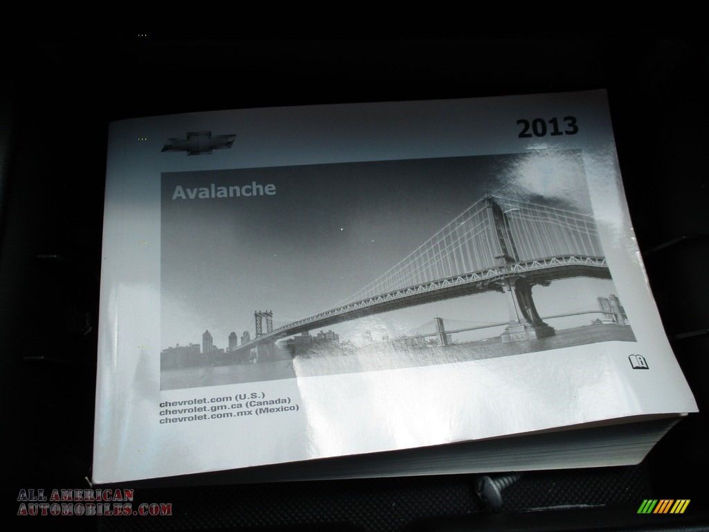 2013 Avalanche LT 4x4 Black Diamond Edition - Silver Ice Metallic / Ebony photo #39