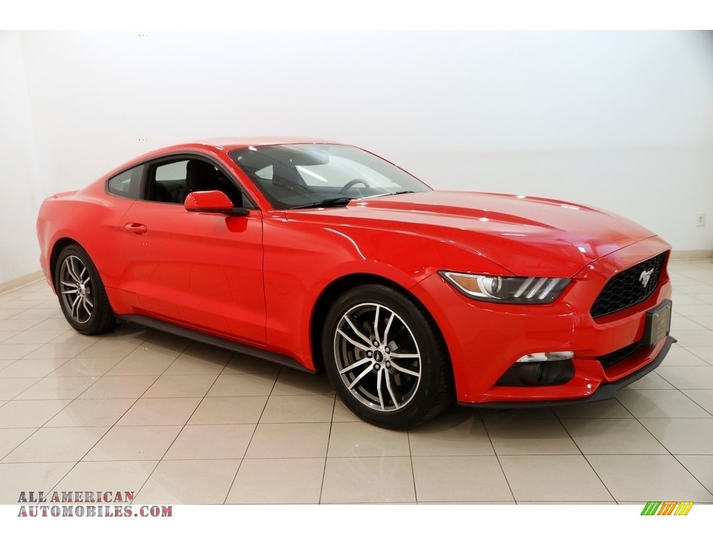 Race Red / Ebony Ford Mustang EcoBoost Coupe