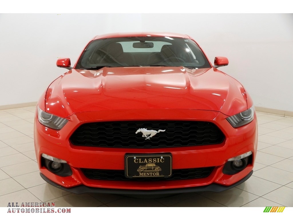 2016 Mustang EcoBoost Coupe - Race Red / Ebony photo #2