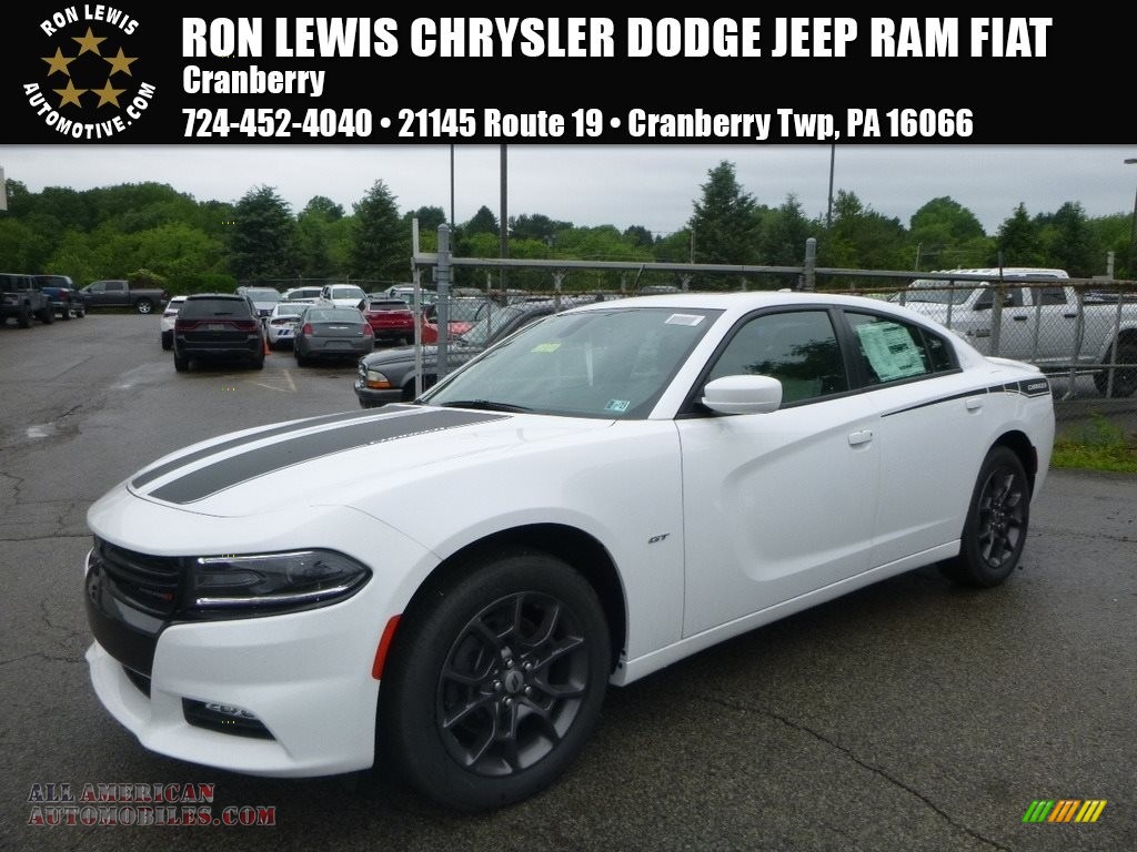 2018 Charger GT AWD - White Knuckle / Pearl/Black photo #1