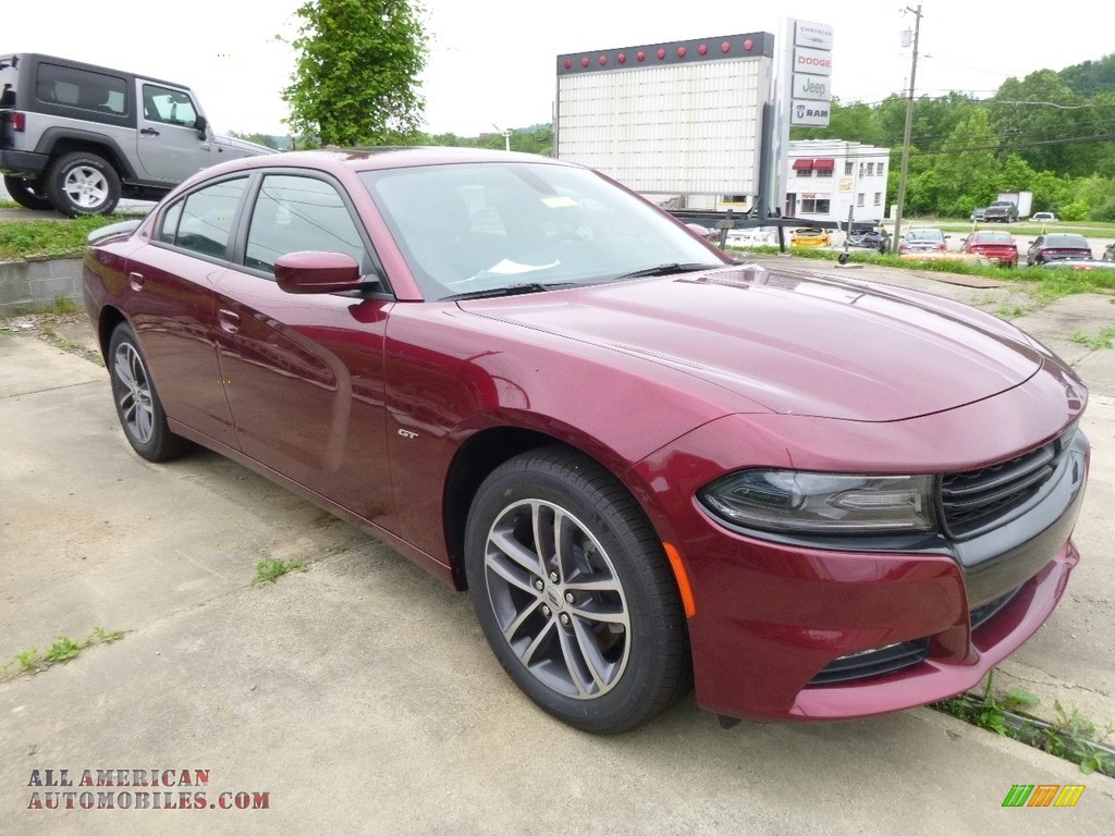 2018 Charger GT AWD - Octane Red Pearl / Black photo #6