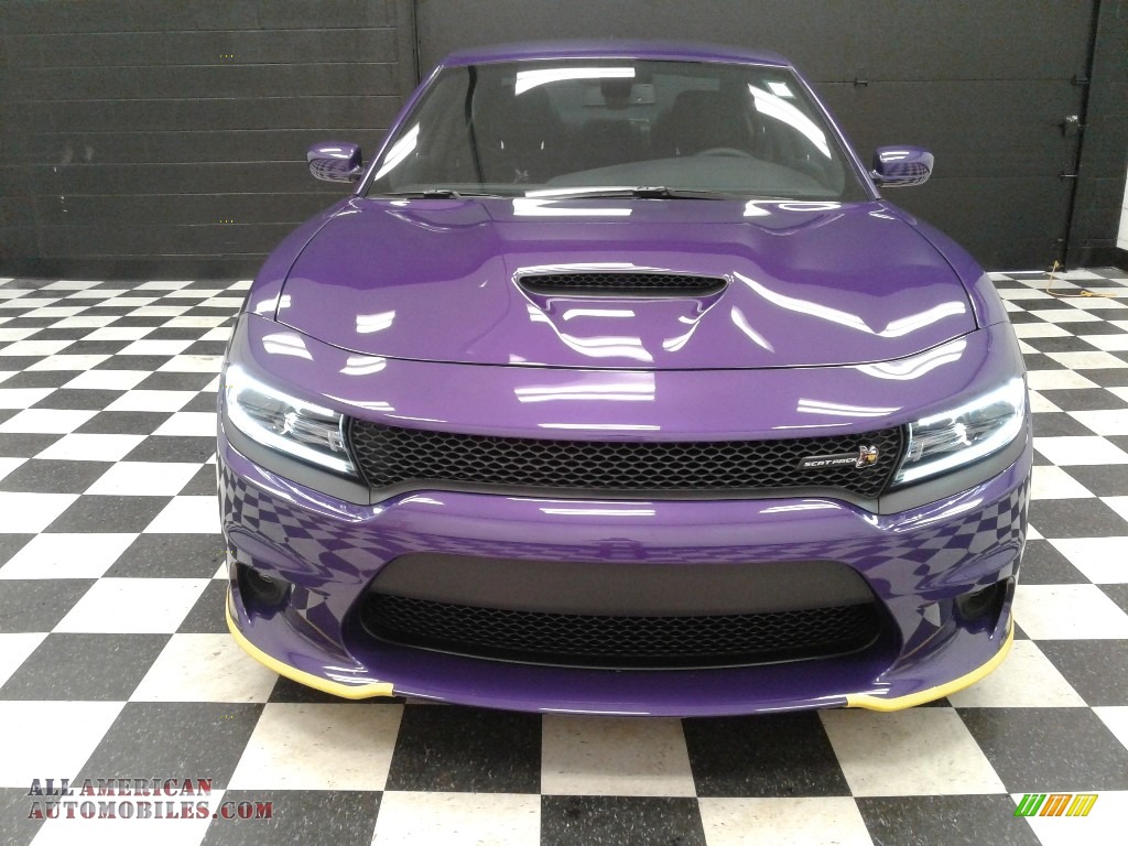2018 Charger R/T Scat Pack - Plum Crazy Pearl / Black photo #3