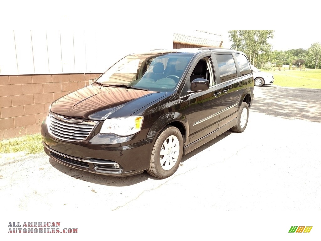 2016 Town & Country Touring - Brilliant Black Crystal Pearl / Black/Light Graystone photo #11