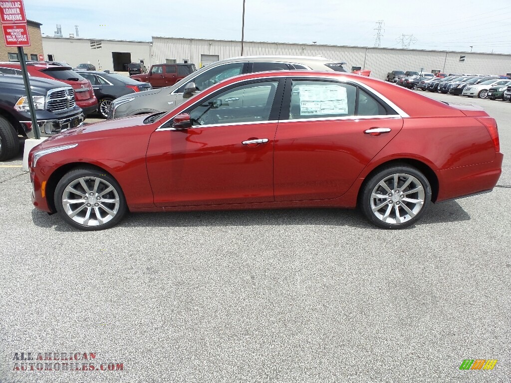 2018 CTS Luxury AWD - Red Obsession Tintcoat / Very Light Cashmere/Jet Black Accents photo #2