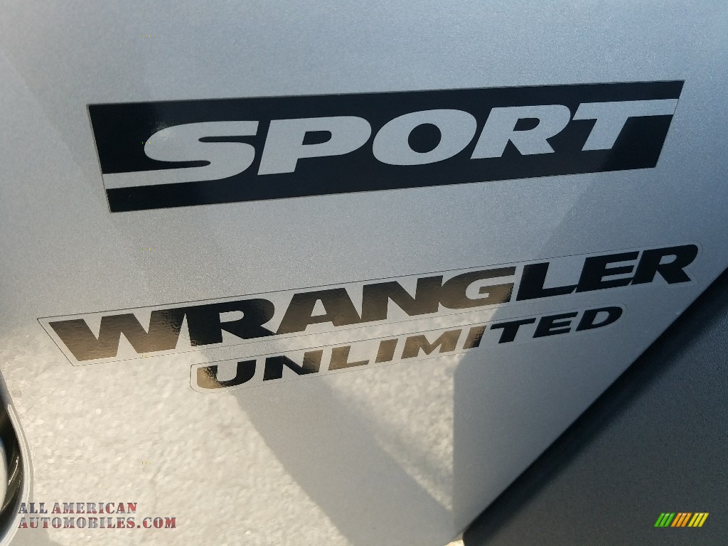 2016 Wrangler Unlimited Sport 4x4 - Billet Silver Metallic / Black photo #7