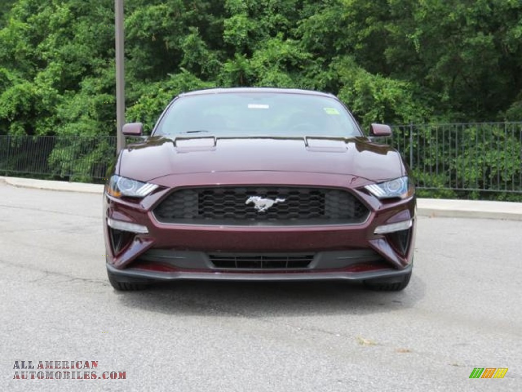 2018 Mustang EcoBoost Fastback - Royal Crimson / Ebony photo #2