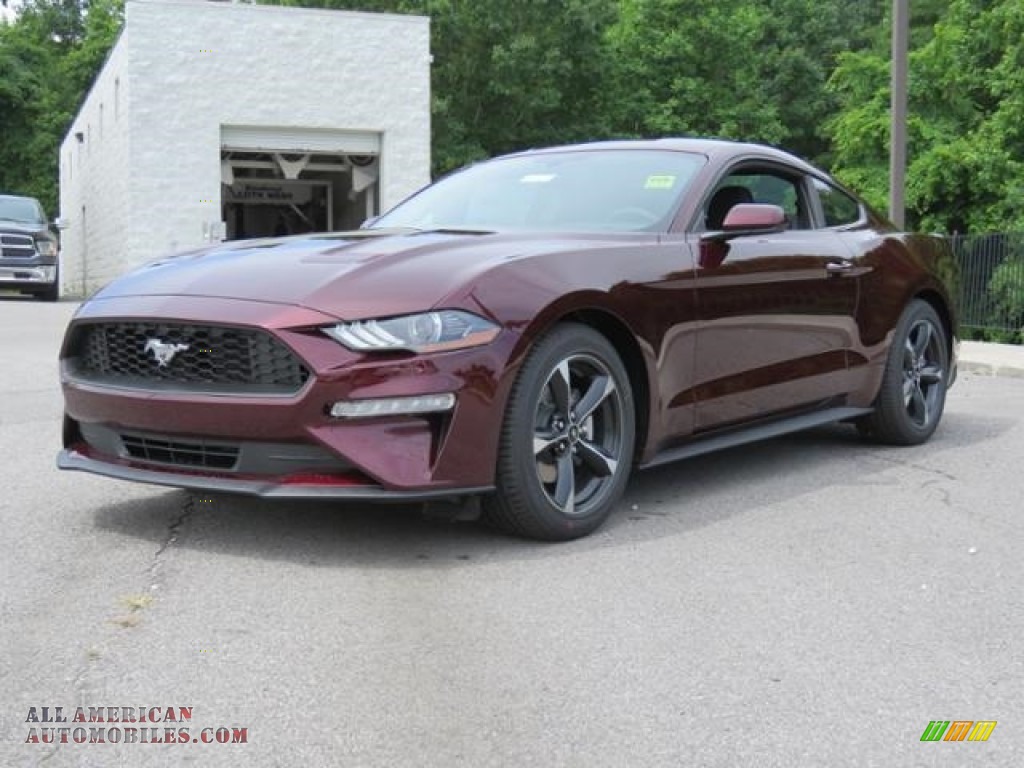 2018 Mustang EcoBoost Fastback - Royal Crimson / Ebony photo #3
