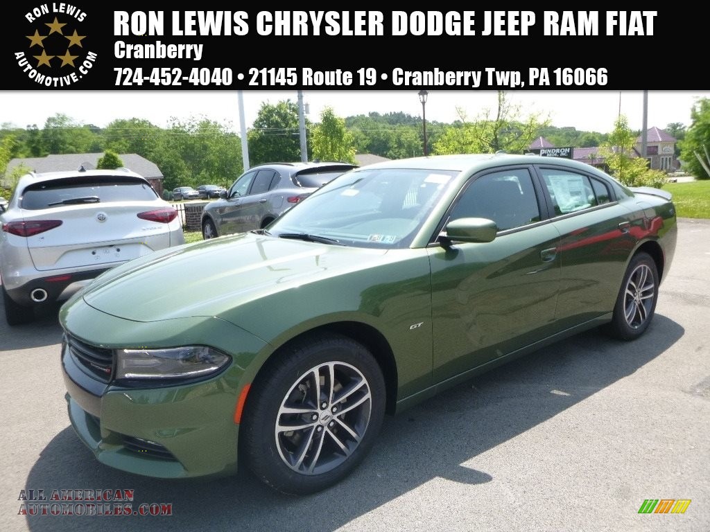 F8 Green / Black Dodge Charger GT AWD