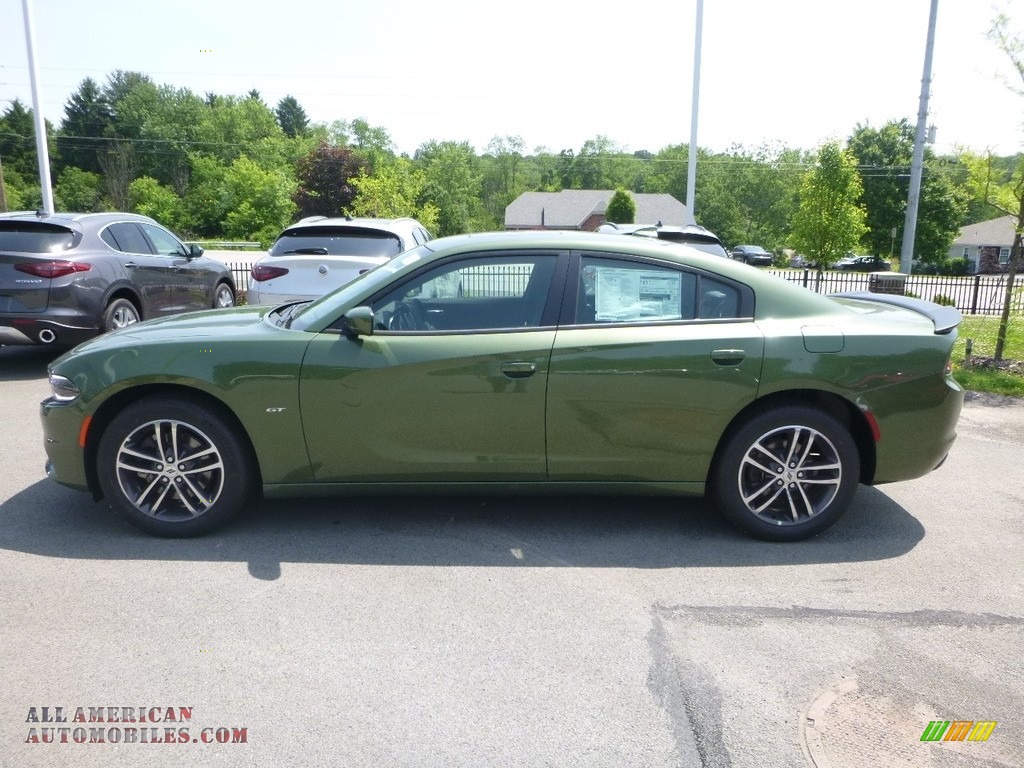 2018 Charger GT AWD - F8 Green / Black photo #2