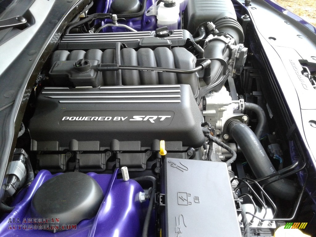 2018 Charger R/T Scat Pack - Plum Crazy Pearl / Black photo #32