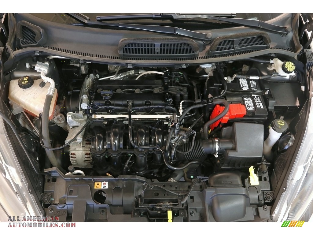 2014 Fiesta SE Hatchback - Storm Gray / Charcoal Black photo #25