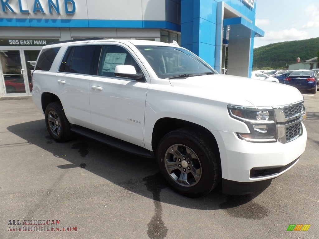 2018 Tahoe LS 4WD - Summit White / Jet Black photo #1