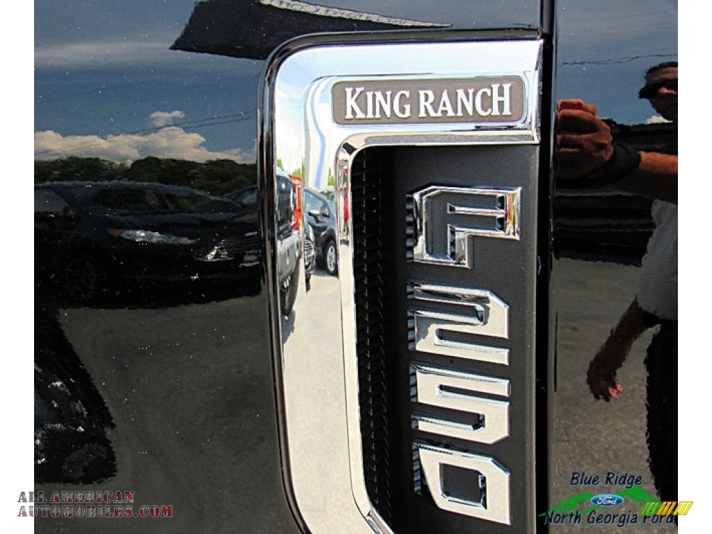 2018 F250 Super Duty King Ranch Crew Cab 4x4 - Shadow Black / King Ranch Kingsville Java photo #40