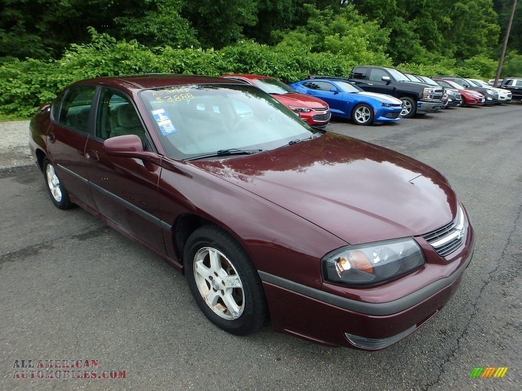 2003 Impala LS - Berry Red Metallic / Medium Gray photo #5