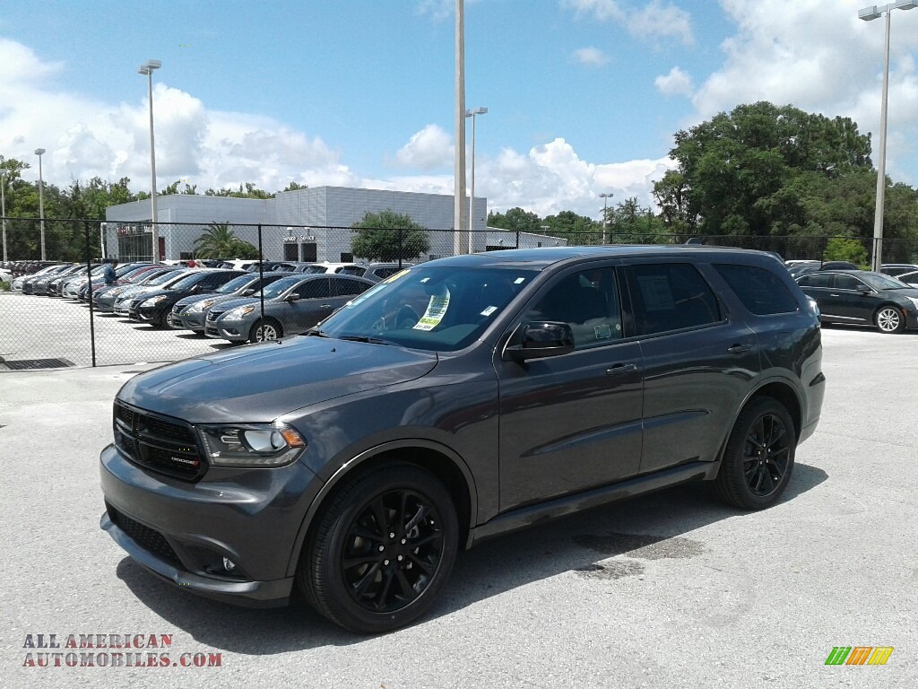 2018 Durango SXT - Granite Metallic / Black photo #1