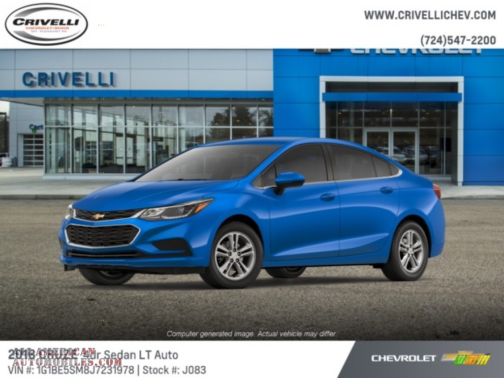 Kinetic Blue Metallic / Jet Black Chevrolet Cruze LT