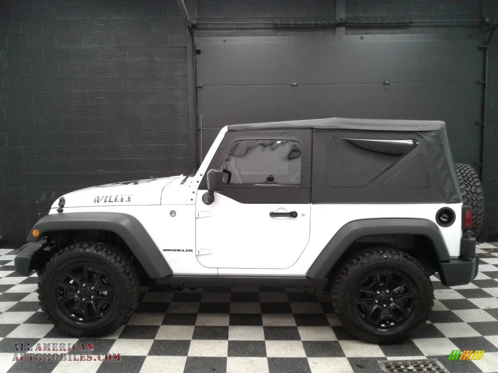 2017 Wrangler Willys Wheeler 4x4 - Bright White / Black photo #1