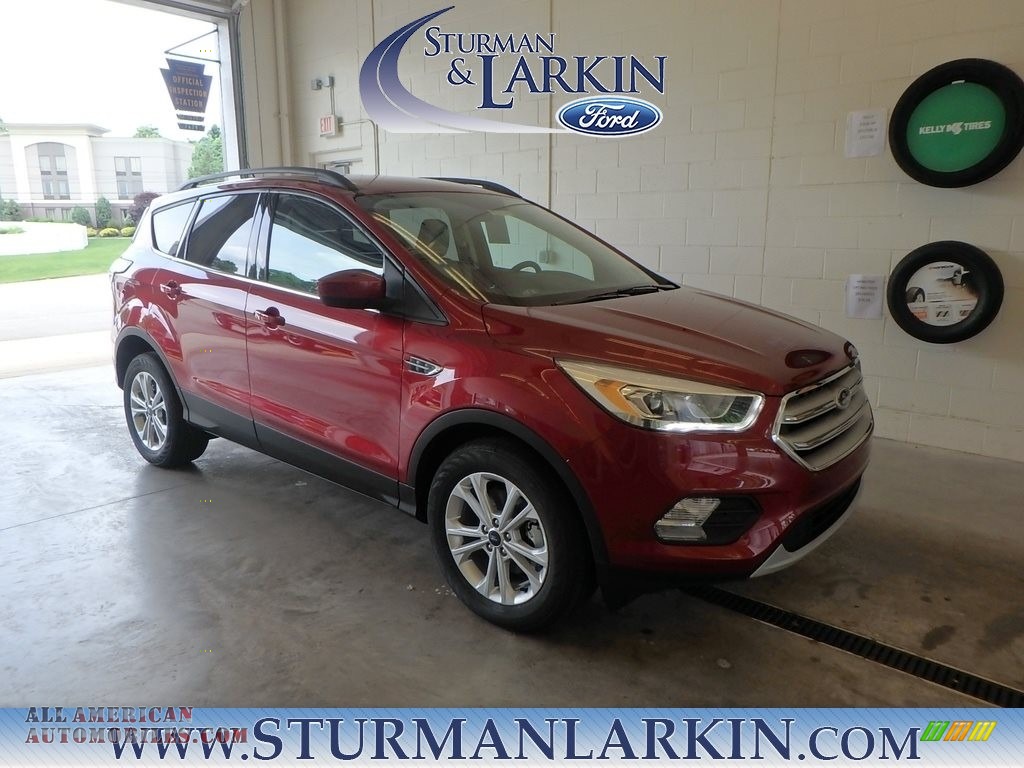 Ruby Red / Medium Light Stone Ford Escape SEL