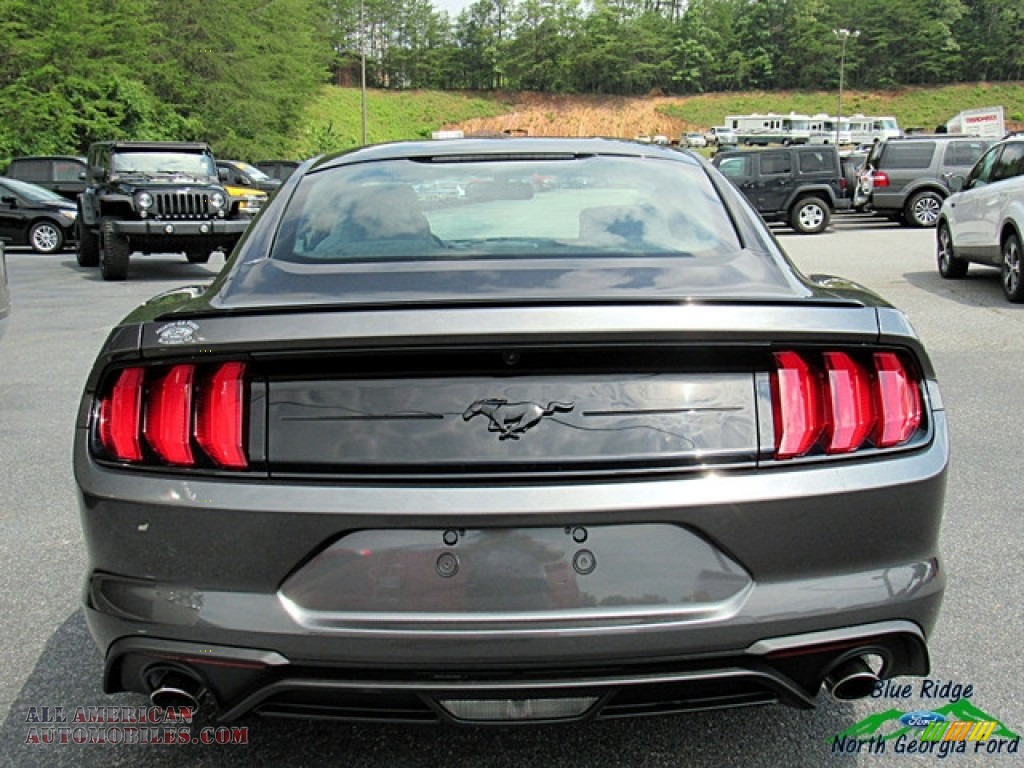 2018 Mustang EcoBoost Fastback - Magnetic / Ebony photo #4