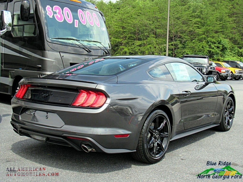 2018 Mustang EcoBoost Fastback - Magnetic / Ebony photo #5