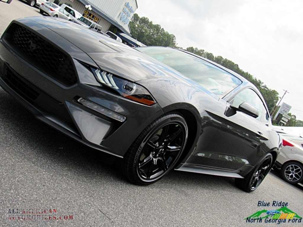 2018 Mustang EcoBoost Fastback - Magnetic / Ebony photo #26