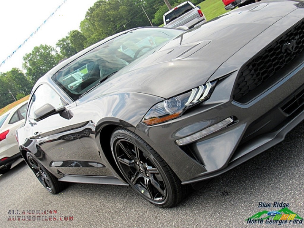 2018 Mustang EcoBoost Fastback - Magnetic / Ebony photo #27