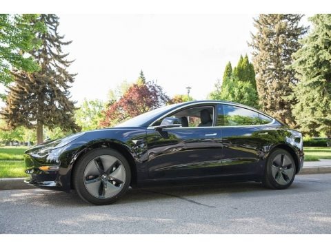 Black 2018 Tesla Model 3 Long Range