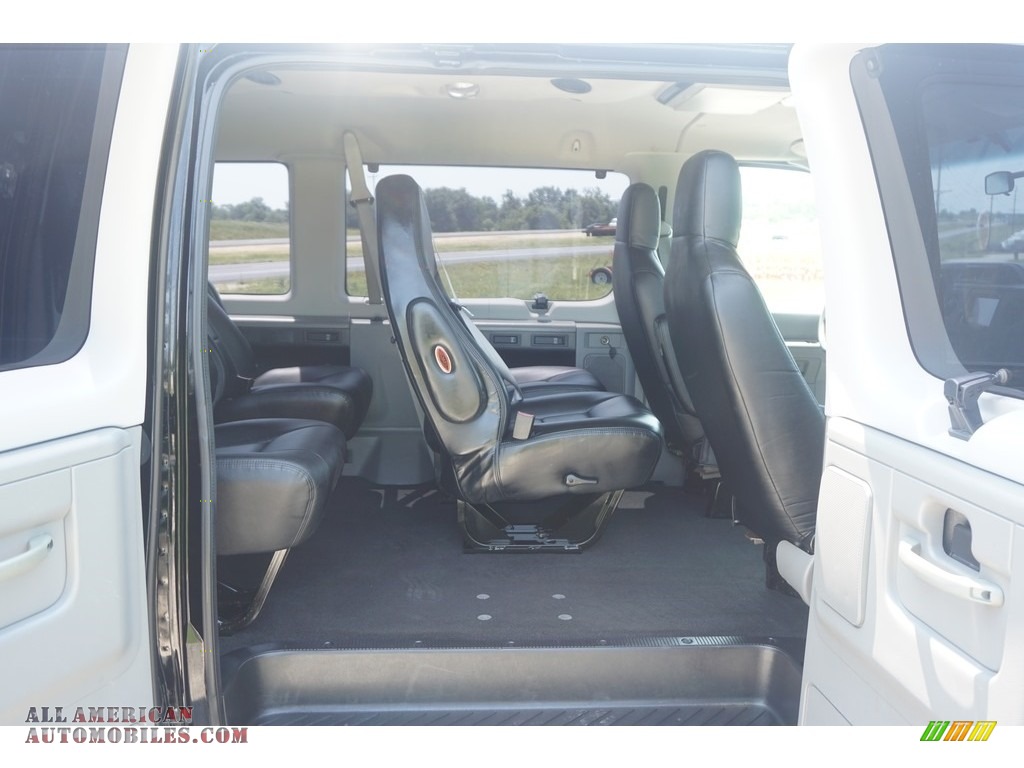 2014 E-Series Van E350 XLT Extended 15 Passenger Van - Black / Medium Flint photo #4