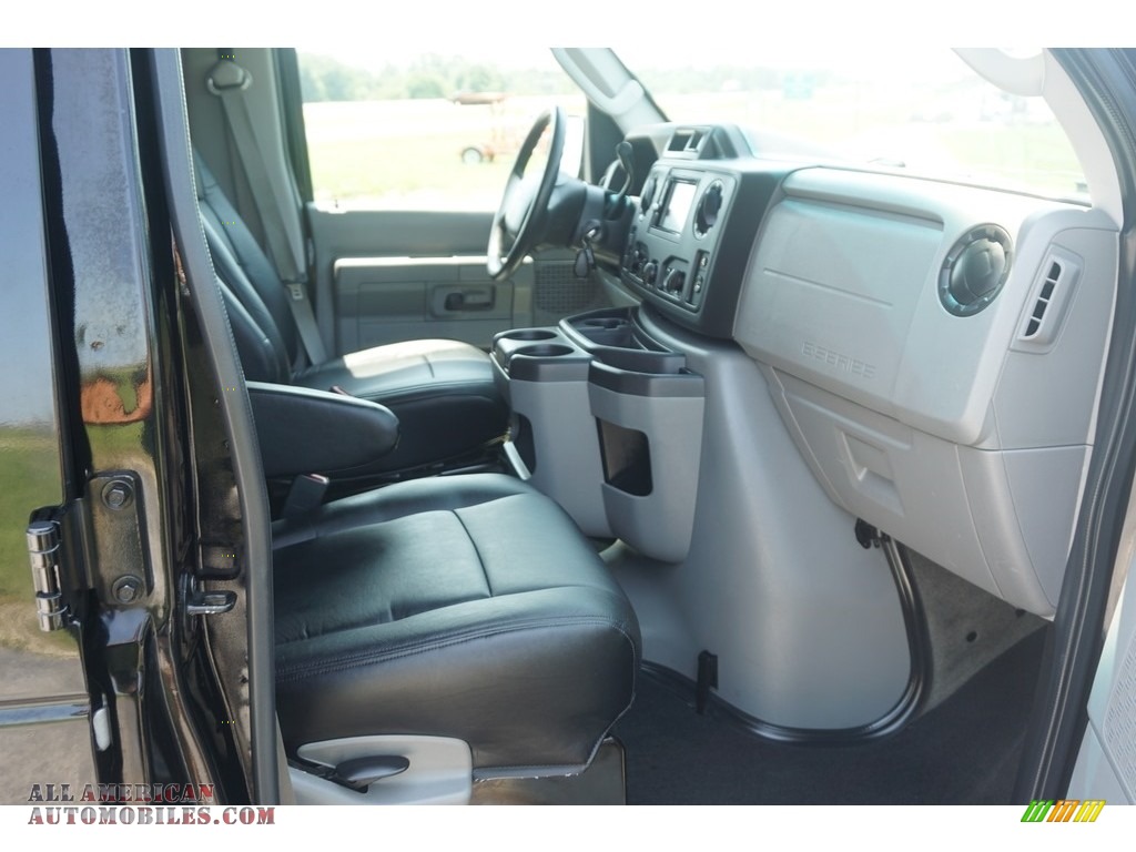 2014 E-Series Van E350 XLT Extended 15 Passenger Van - Black / Medium Flint photo #11