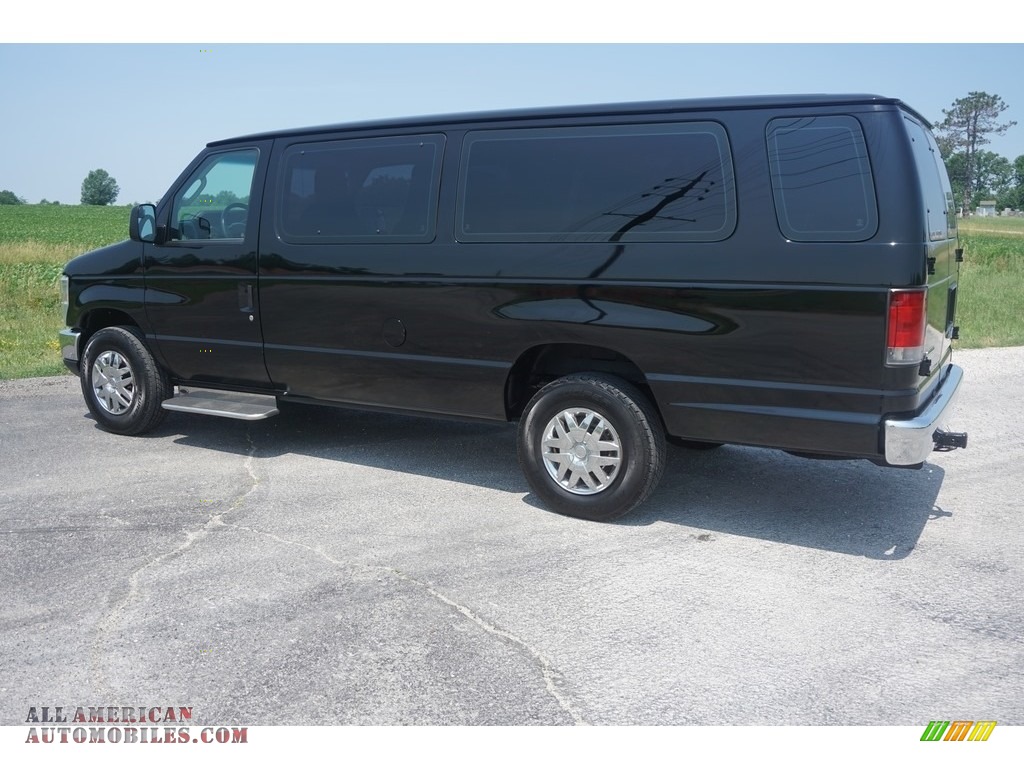 2014 E-Series Van E350 XLT Extended 15 Passenger Van - Black / Medium Flint photo #24