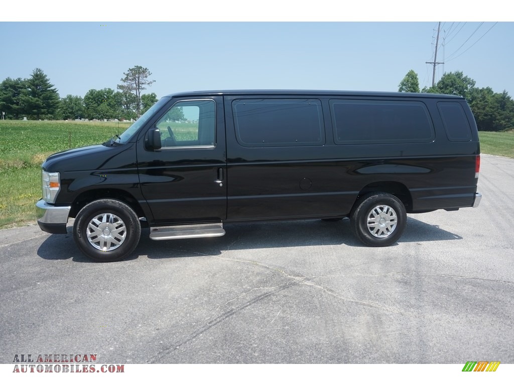 2014 E-Series Van E350 XLT Extended 15 Passenger Van - Black / Medium Flint photo #26