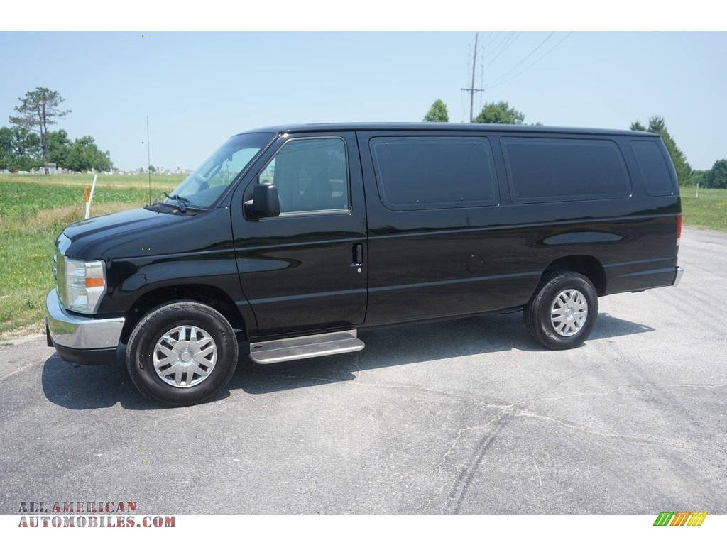 2014 E-Series Van E350 XLT Extended 15 Passenger Van - Black / Medium Flint photo #27